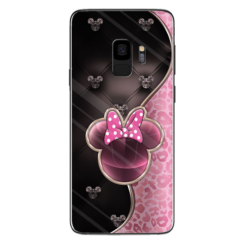Magic Black Pink - Personalized Mouse Phone Case