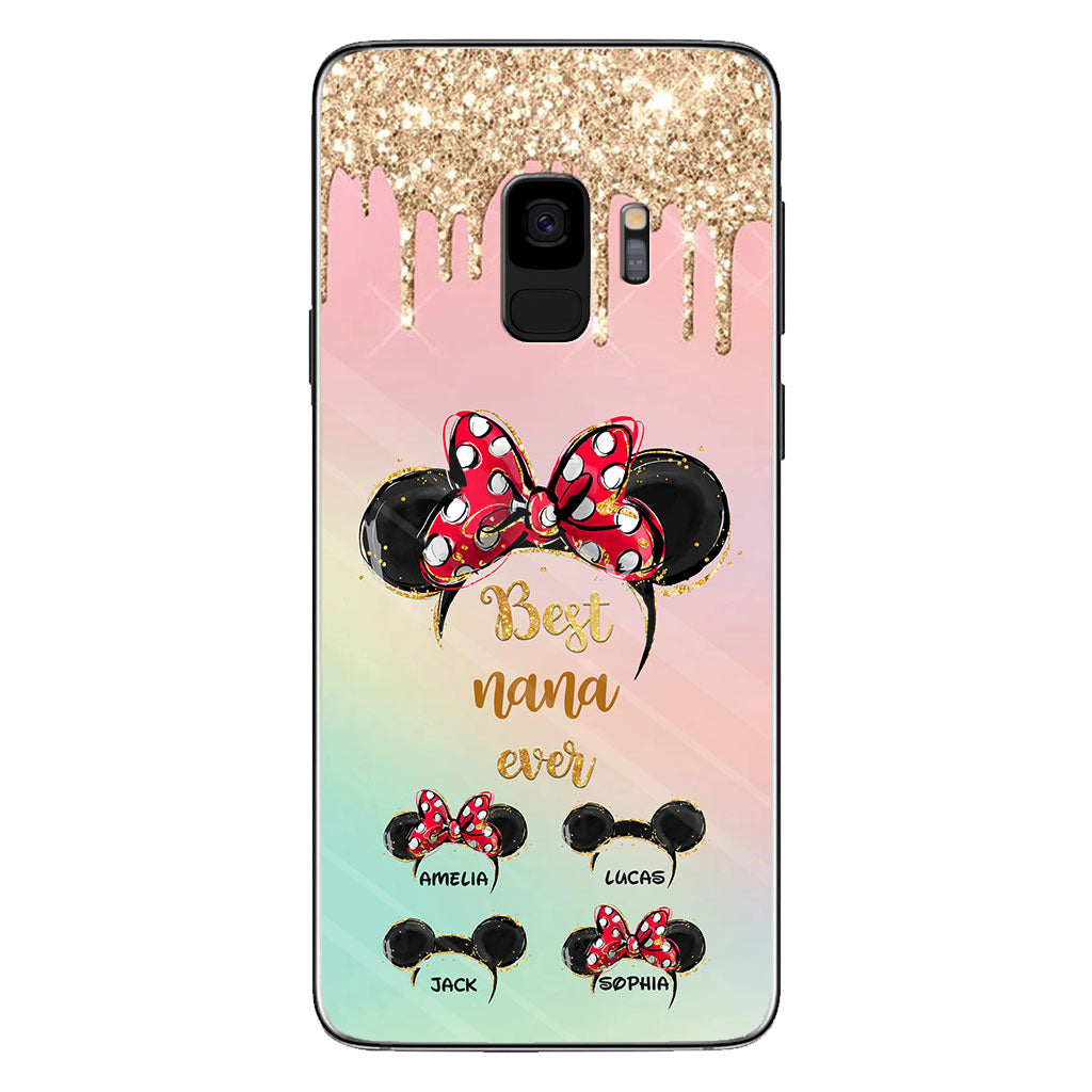 Happiest Nana Ever - Personalized Mother's Day Mouse Phone Case