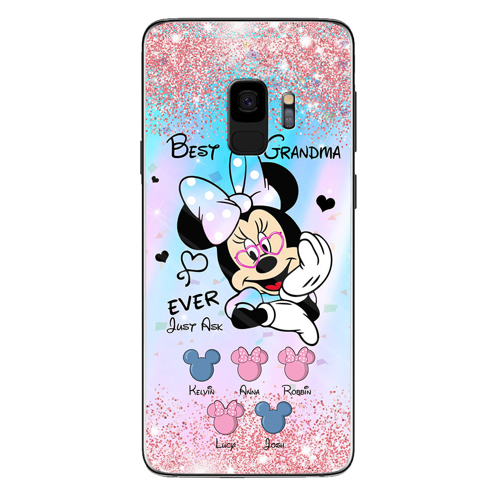 Best Grandma Ever Mouse Ears - Personalized Phone Case