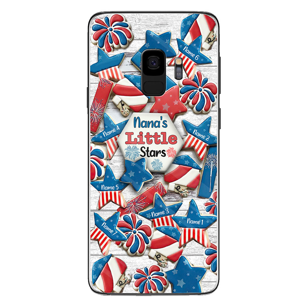 Nana's Little Stars - Personalized Independence Day Grandma Phone Case