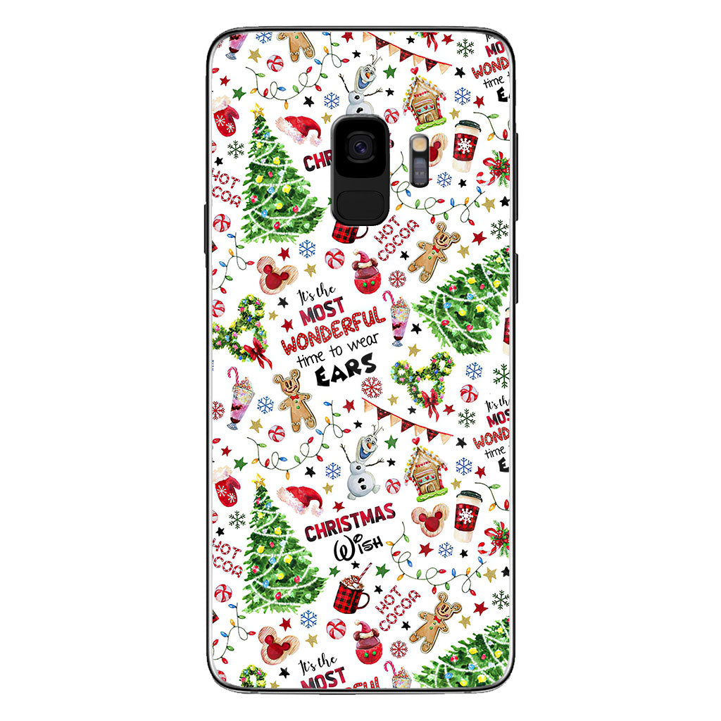Wonderful Time Of The Year - Christmas Mouse Phone Case
