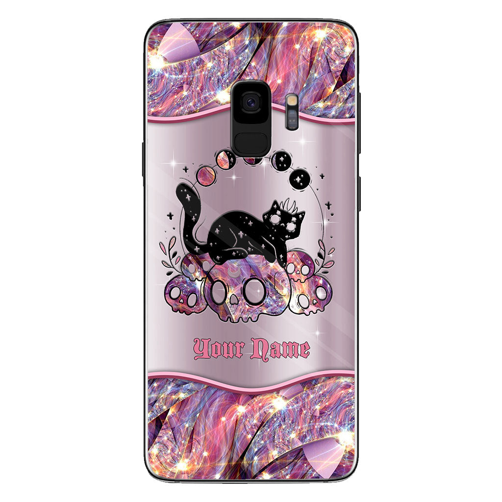 The Cat Witch - Personalized Black Cat Phone Case