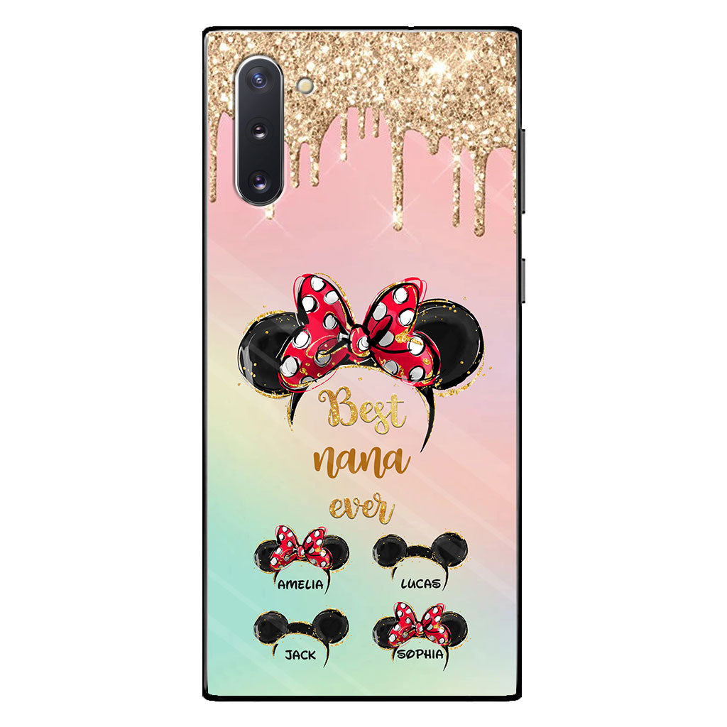 Happiest Nana Ever - Personalized Mother's Day Mouse Phone Case