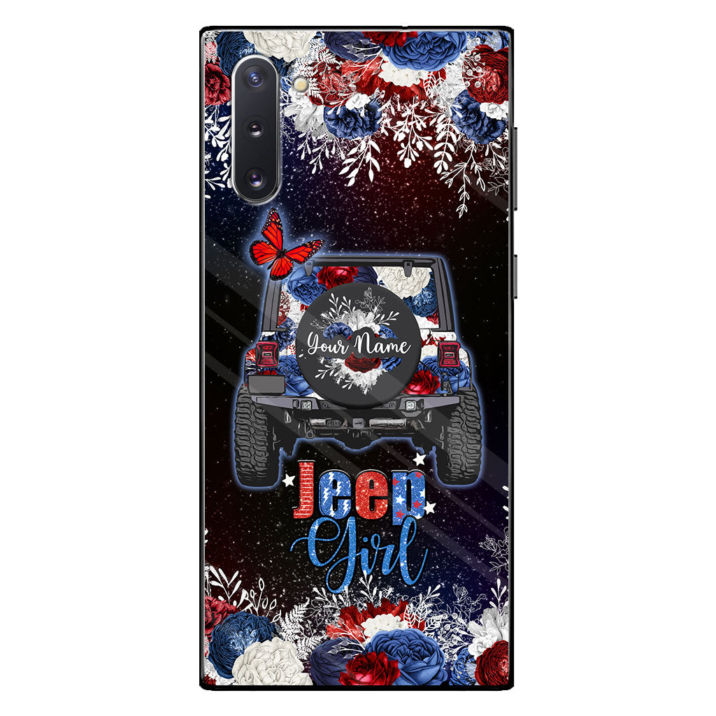American Girl - Personalized Independence Day Car Phone Case