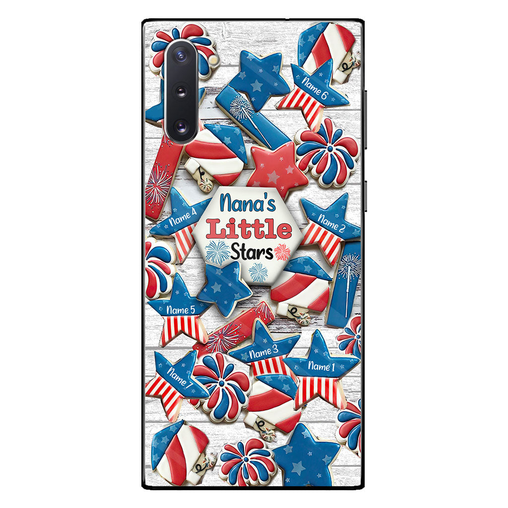 Nana's Little Stars - Personalized Independence Day Grandma Phone Case