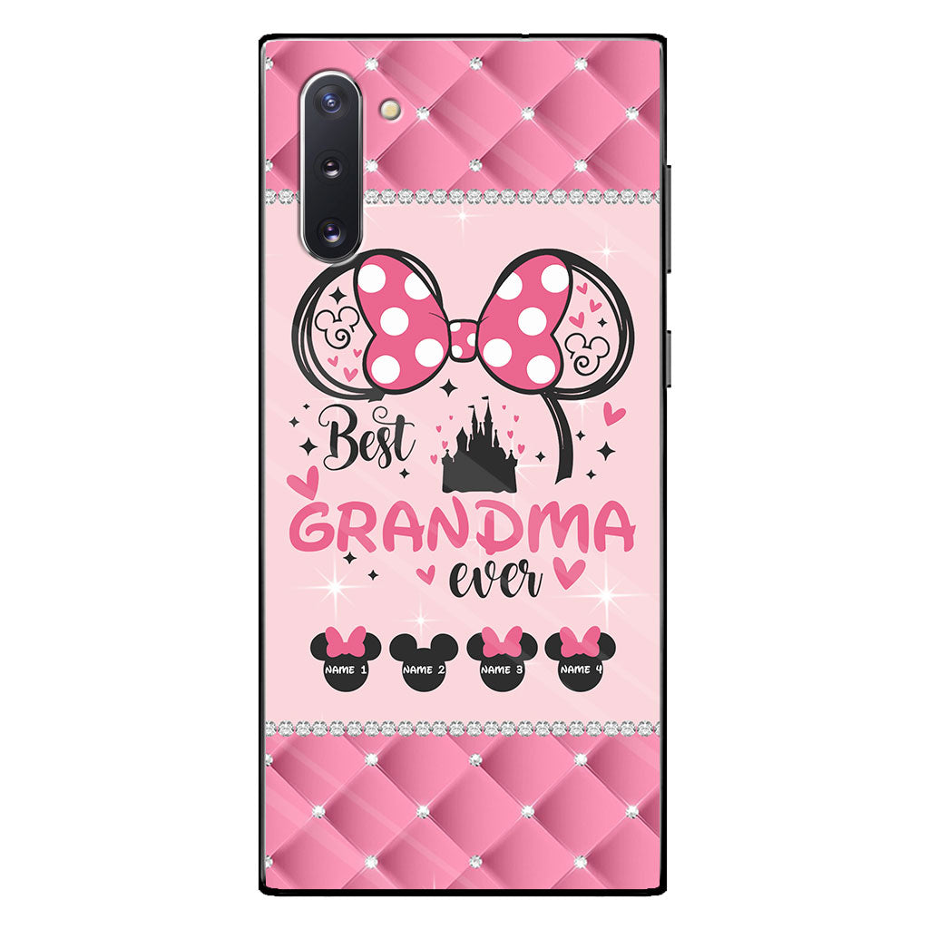 Best Grandma Ever Mouse Ears - Personalized Mouse Phone Case
