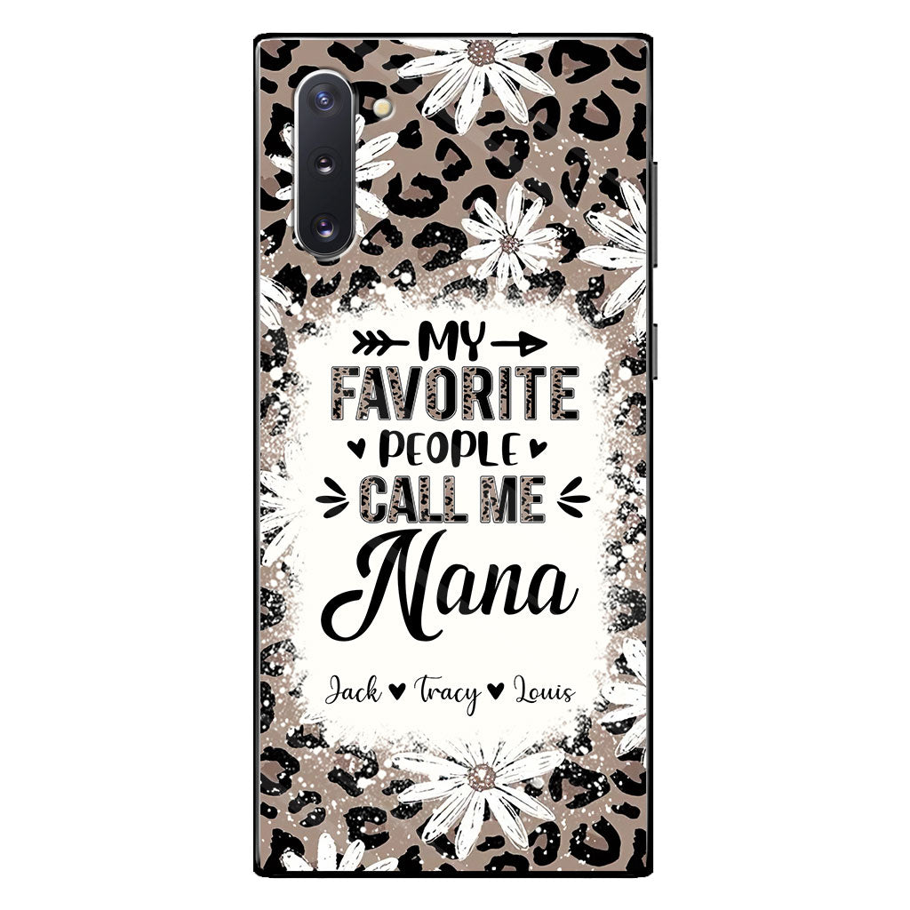 Daisy Leopard Grandma - Personalized Mother's Day Grandma Phone Case