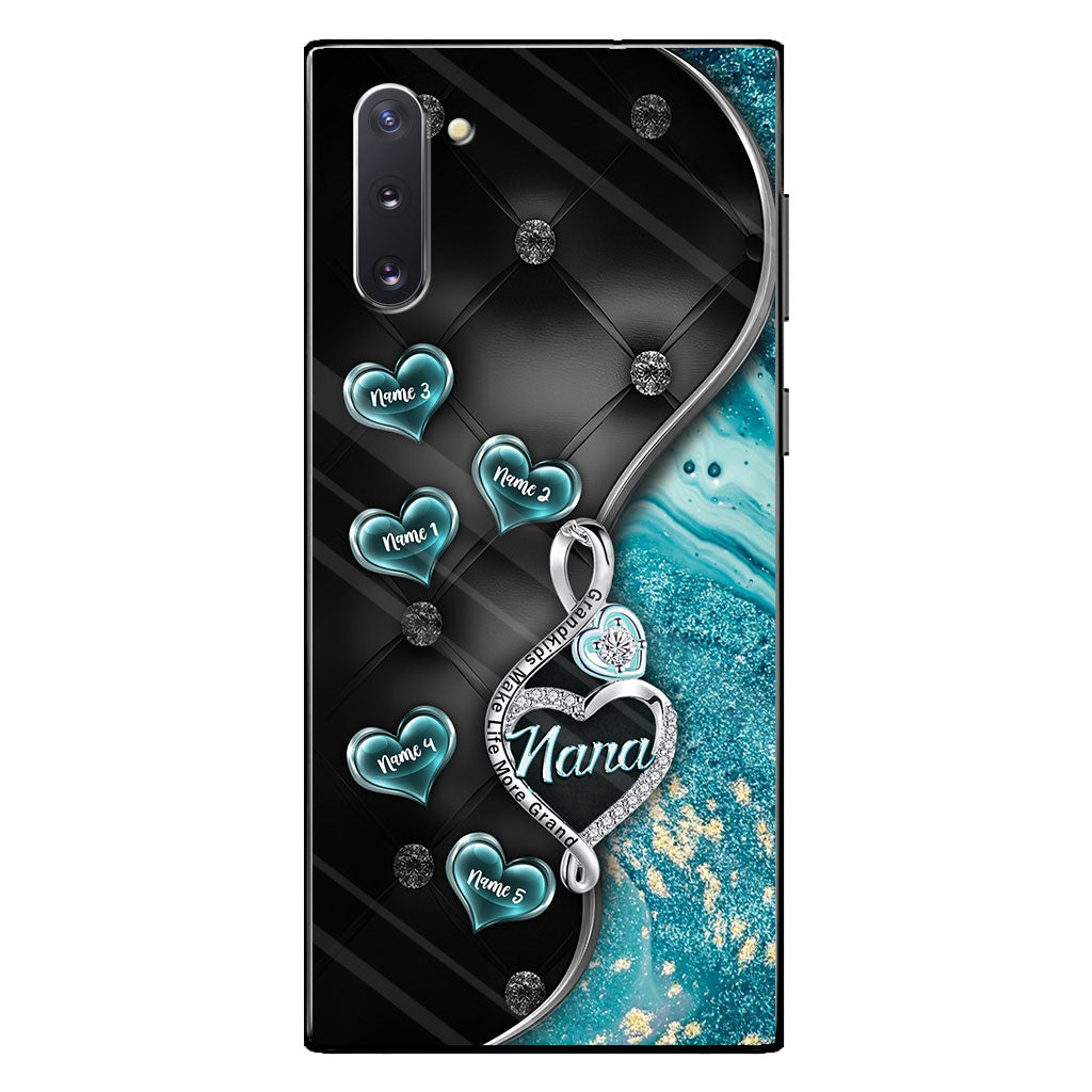 Grandkids Make Life More Grand - Personalized Mother's Day Grandma Phone Case