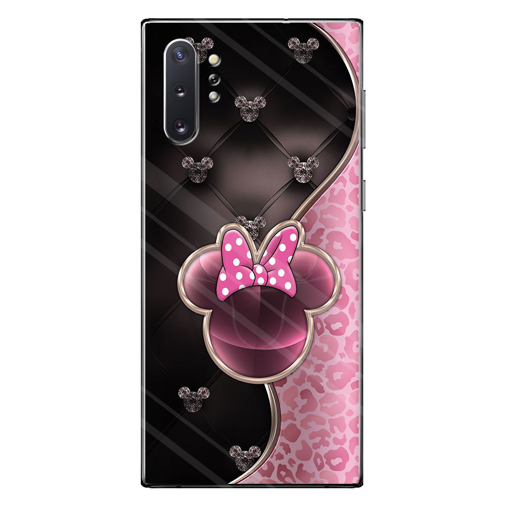 Magic Black Pink - Personalized Mouse Phone Case