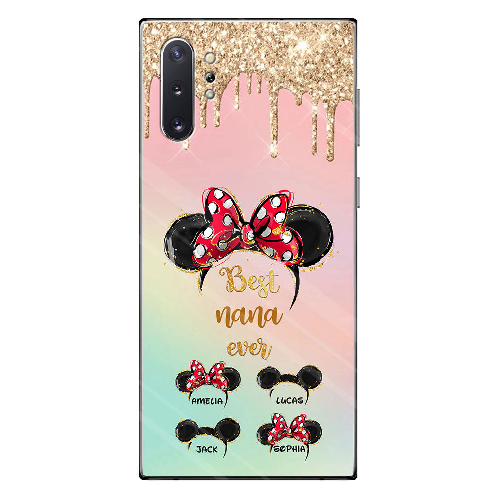 Happiest Nana Ever - Personalized Mother's Day Mouse Phone Case