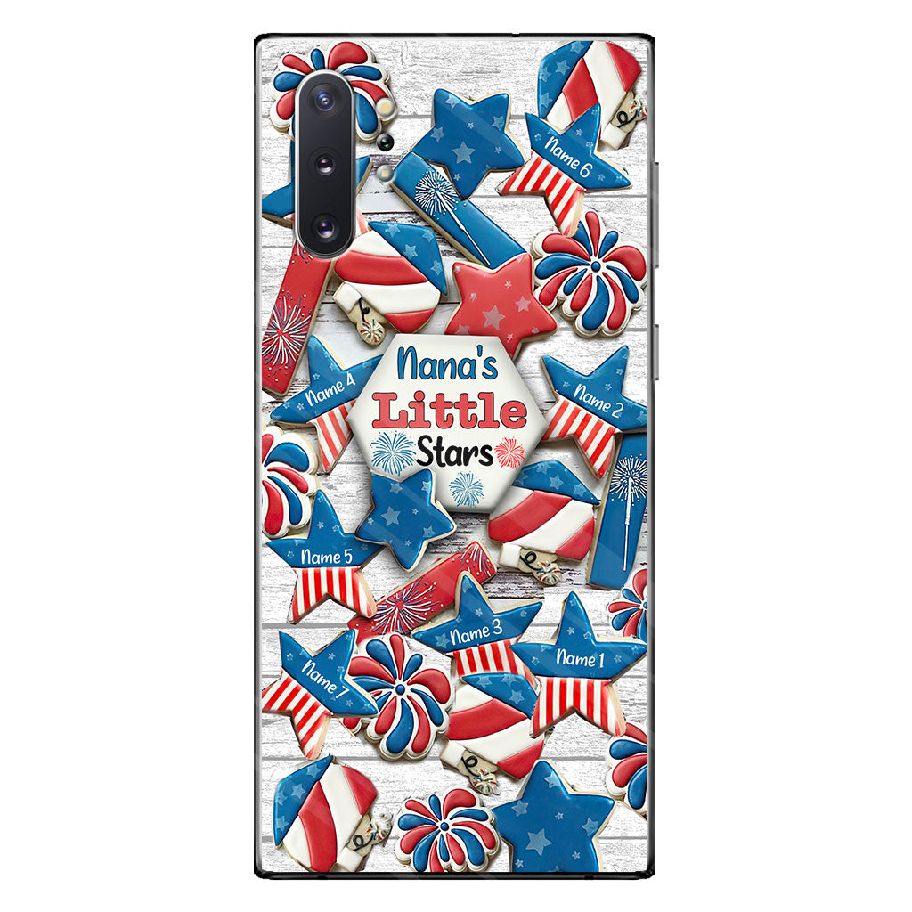 Nana's Little Stars - Personalized Independence Day Grandma Phone Case