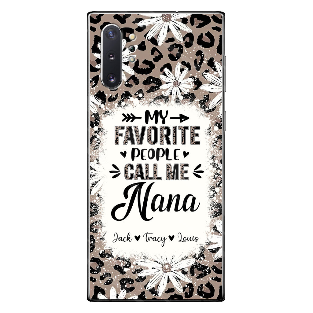 Daisy Leopard Grandma - Personalized Mother's Day Grandma Phone Case