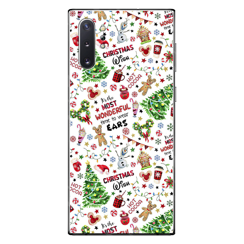 Wonderful Time Of The Year - Christmas Mouse Phone Case