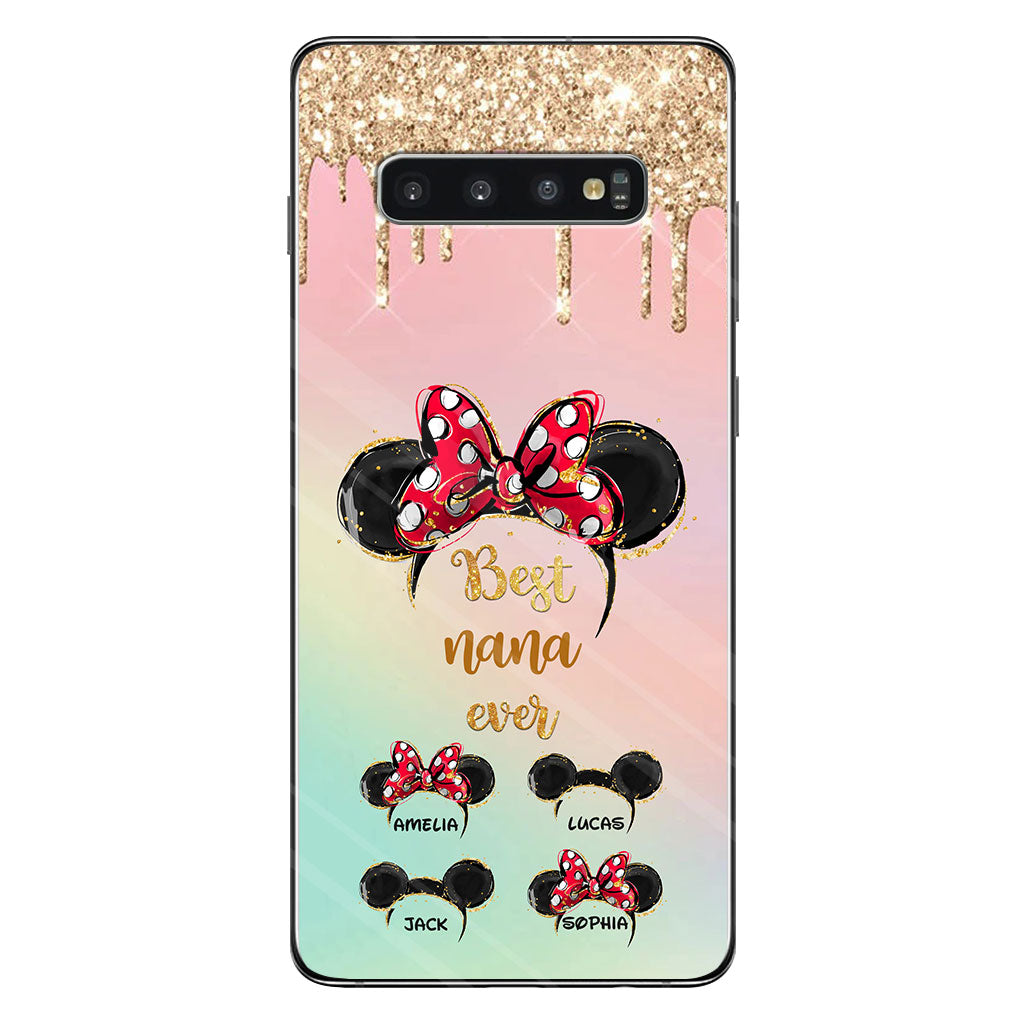 Happiest Nana Ever - Personalized Mother's Day Mouse Phone Case