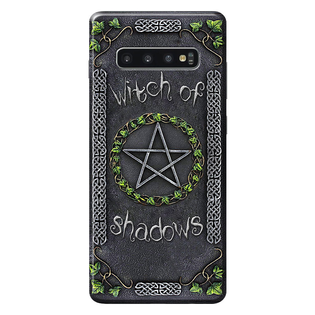 Witch Of Shadows Personalized Leather 3D Printed Phone Case