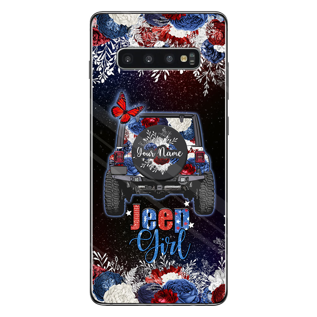 American Girl - Personalized Independence Day Car Phone Case