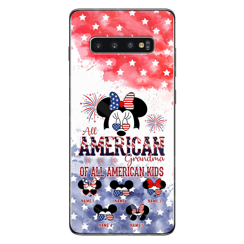 All American Grandma - Personalized Independence Day Phone Case