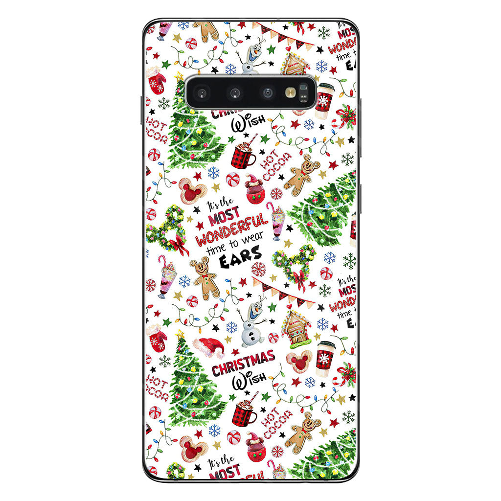 Wonderful Time Of The Year - Christmas Mouse Phone Case