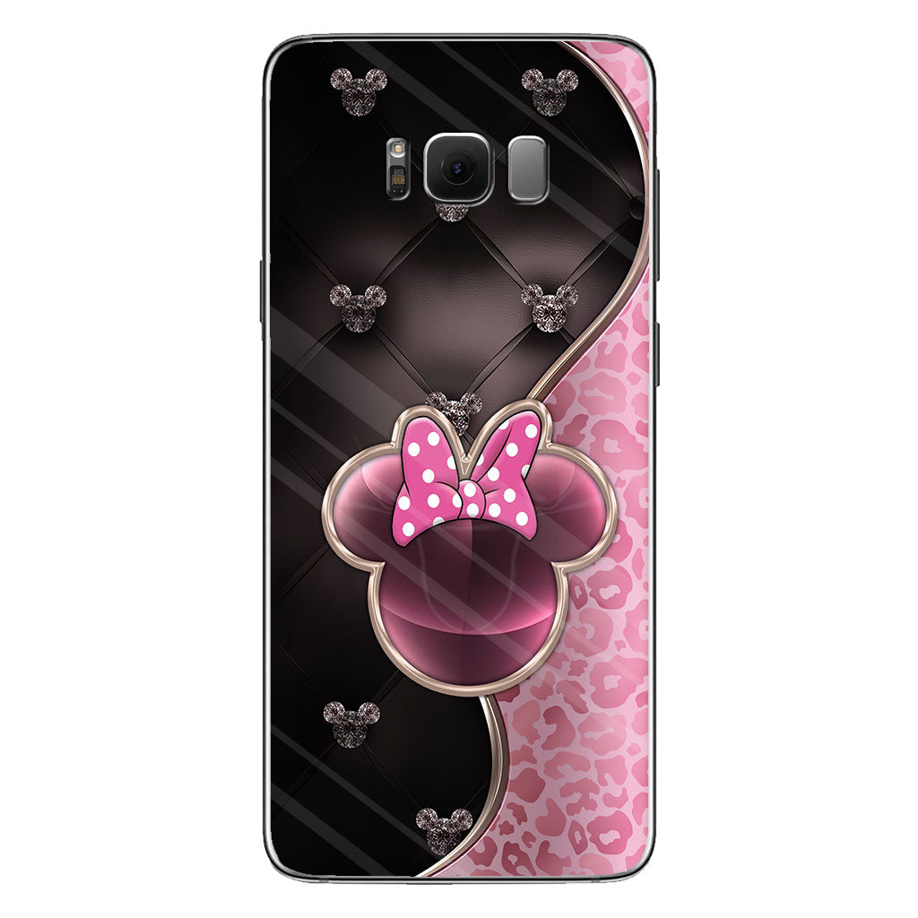 Magic Black Pink - Personalized Mouse Phone Case