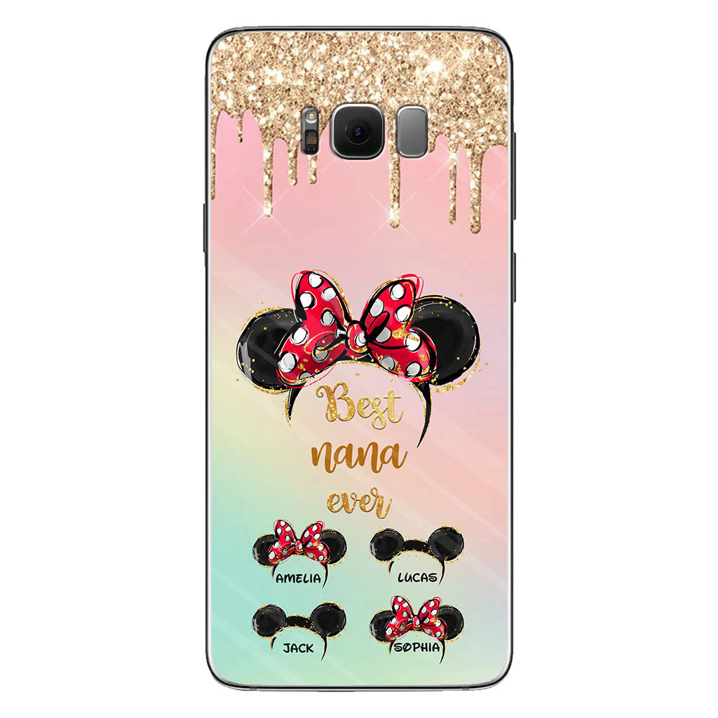 Happiest Nana Ever - Personalized Mother's Day Mouse Phone Case