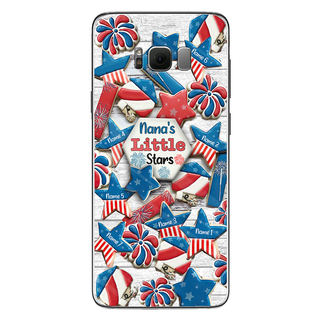 Nana's Little Stars - Personalized Independence Day Grandma Phone Case