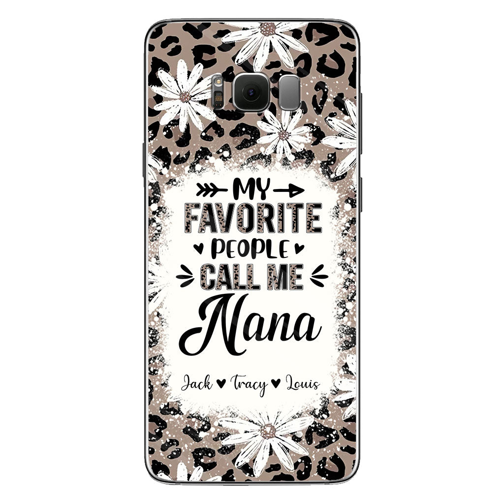 Daisy Leopard Grandma - Personalized Mother's Day Grandma Phone Case