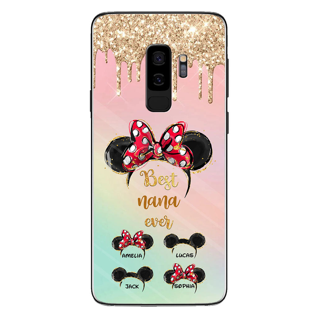 Happiest Nana Ever - Personalized Mother's Day Mouse Phone Case