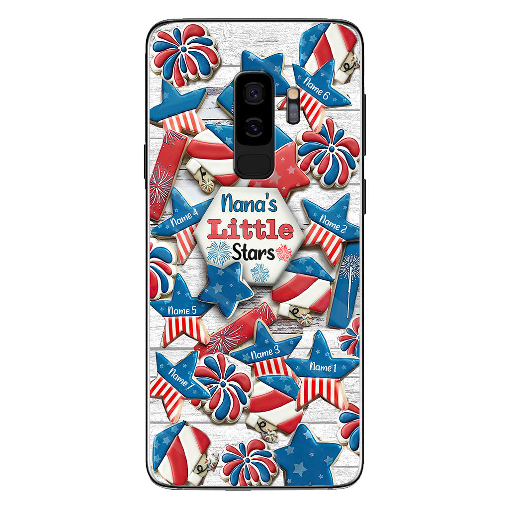 Nana's Little Stars - Personalized Independence Day Grandma Phone Case