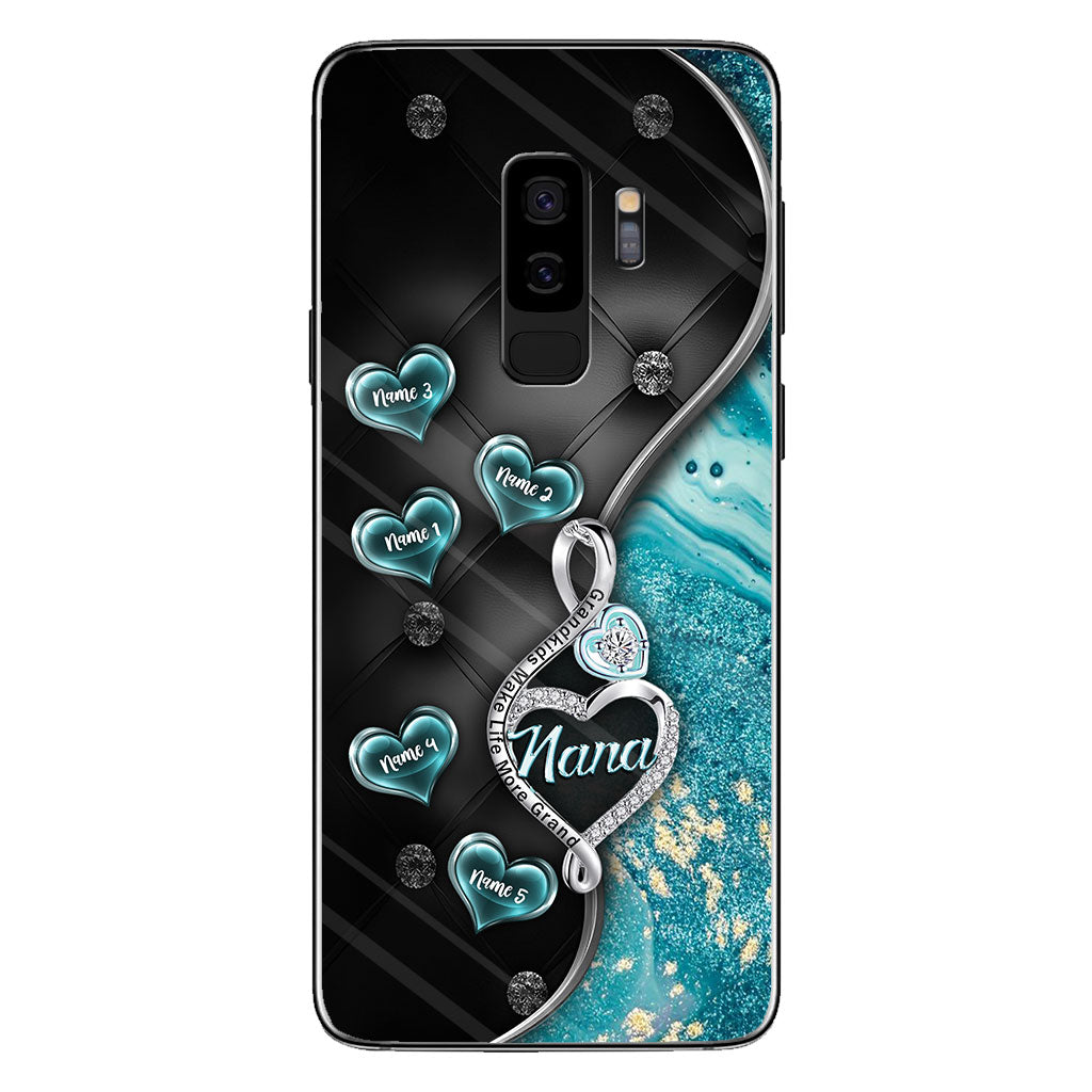 Grandkids Make Life More Grand - Personalized Mother's Day Grandma Phone Case