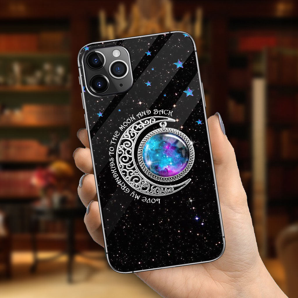 Love My Grandchildren To The Moon And Back - Grandma Personalized Phone Case