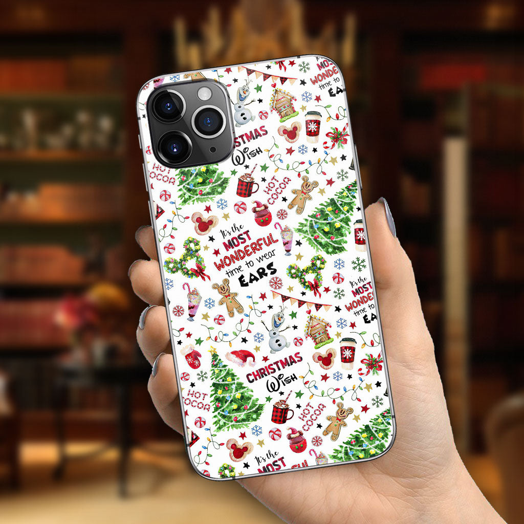Wonderful Time Of The Year - Christmas Mouse Phone Case