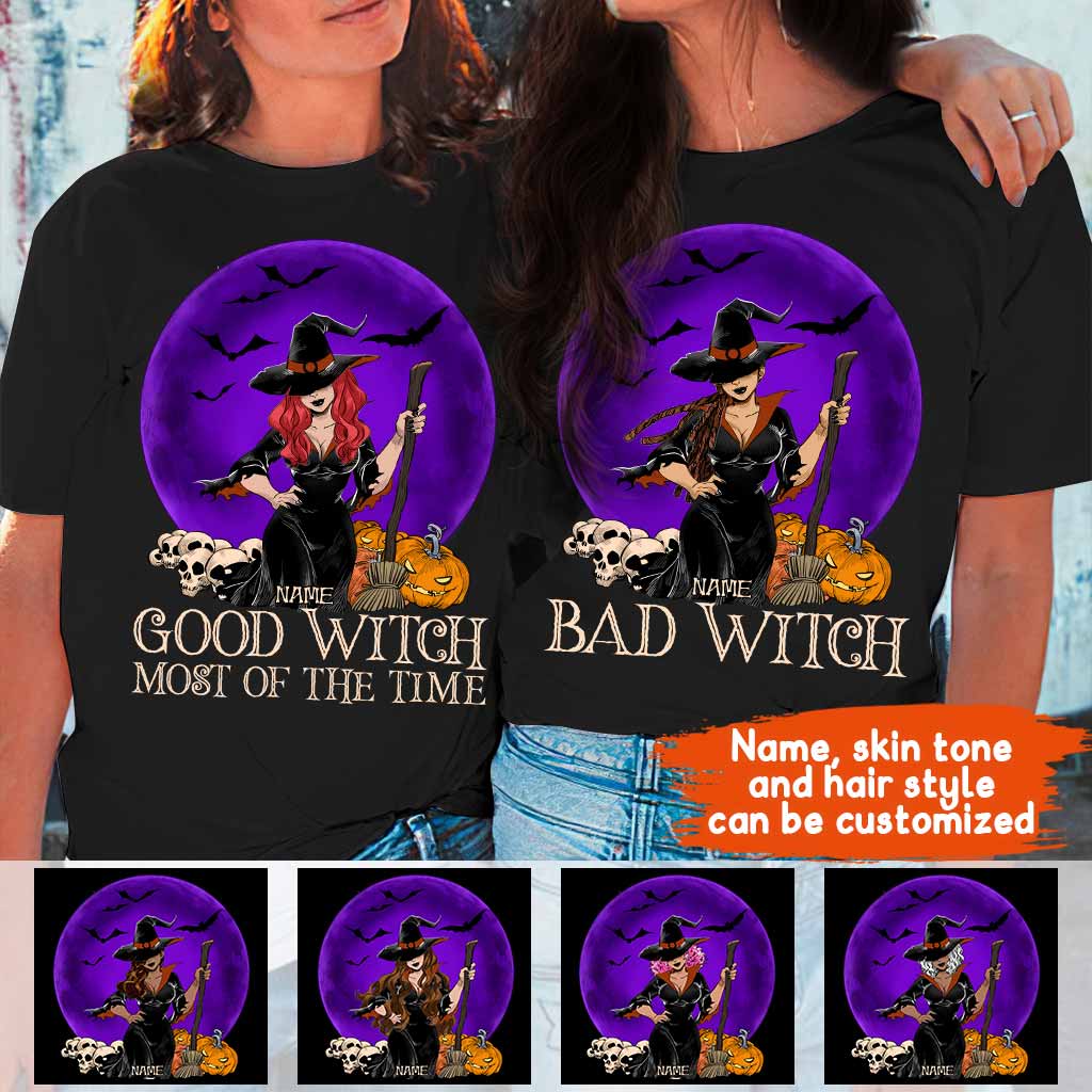 Good Witch Bad Witch Halloween Personalized T-shirt And Hoodie