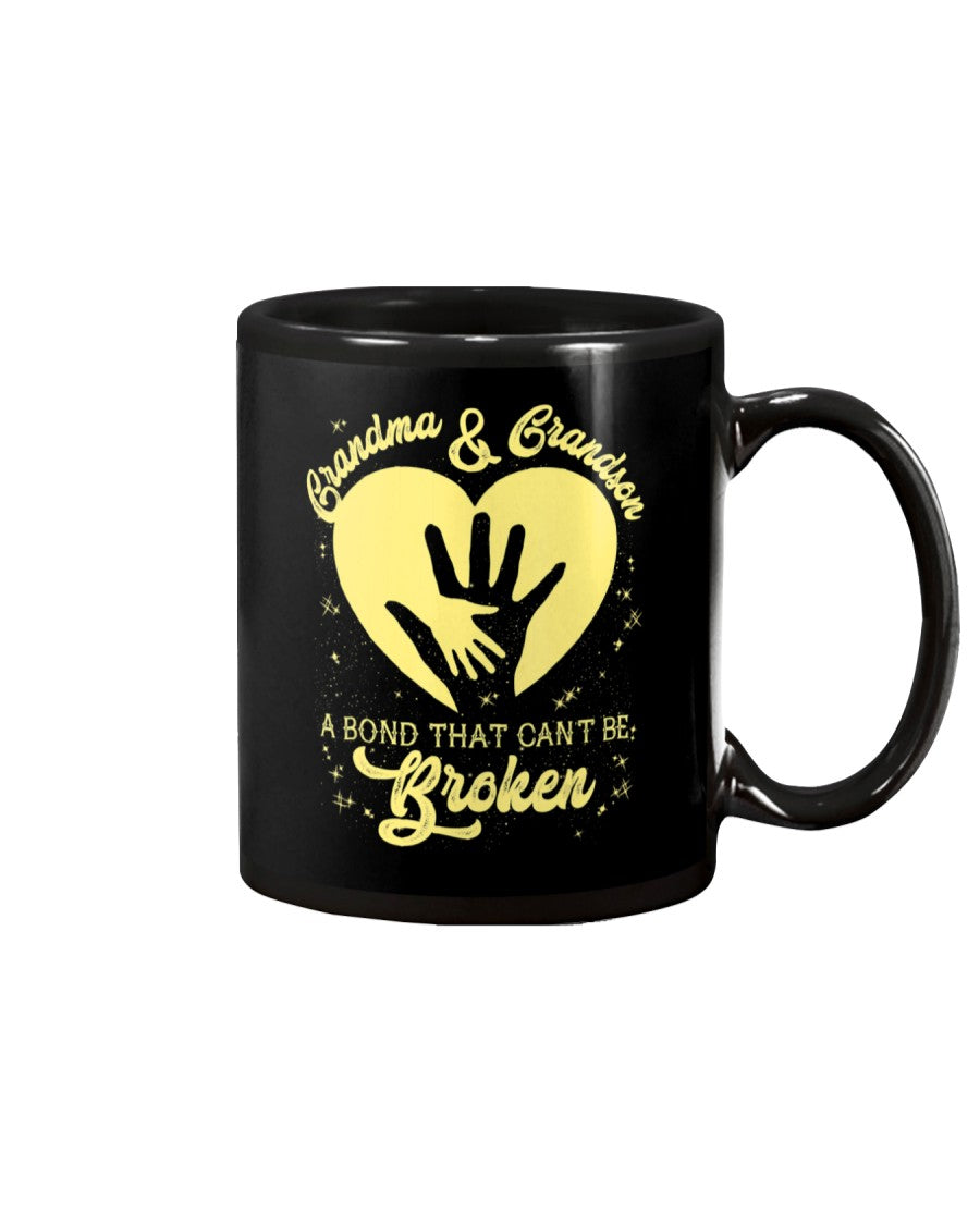 Grandma And Grandson A Bond That Can't Be Broken - Grandma Mug 0921