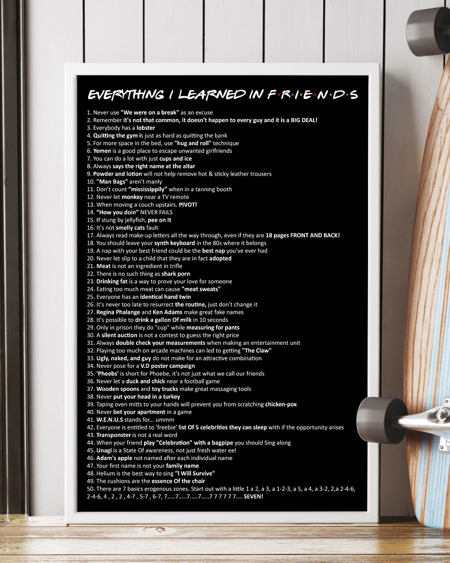 Everything I Learned - Canvas And Poster 1122