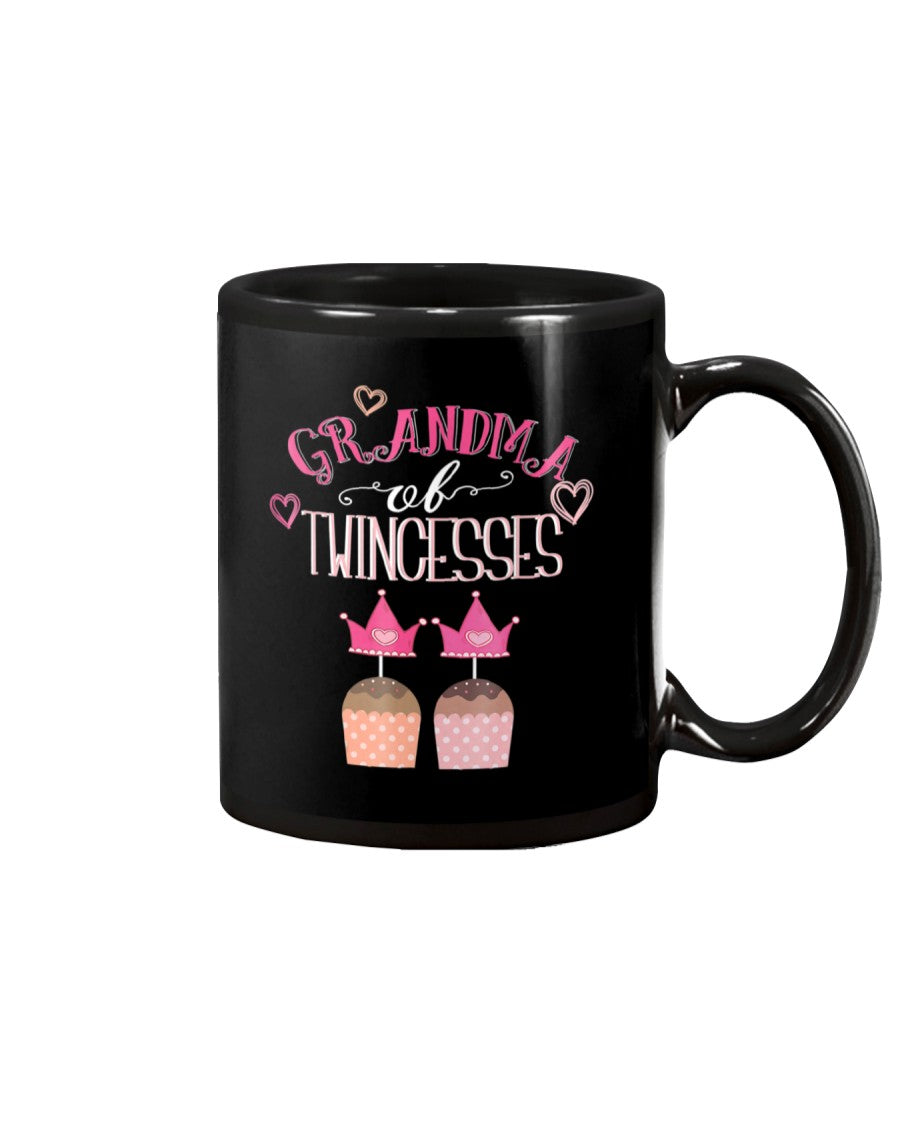 Grandma Of Twin Girls Twincesses Gift - Grandma Mug 0921