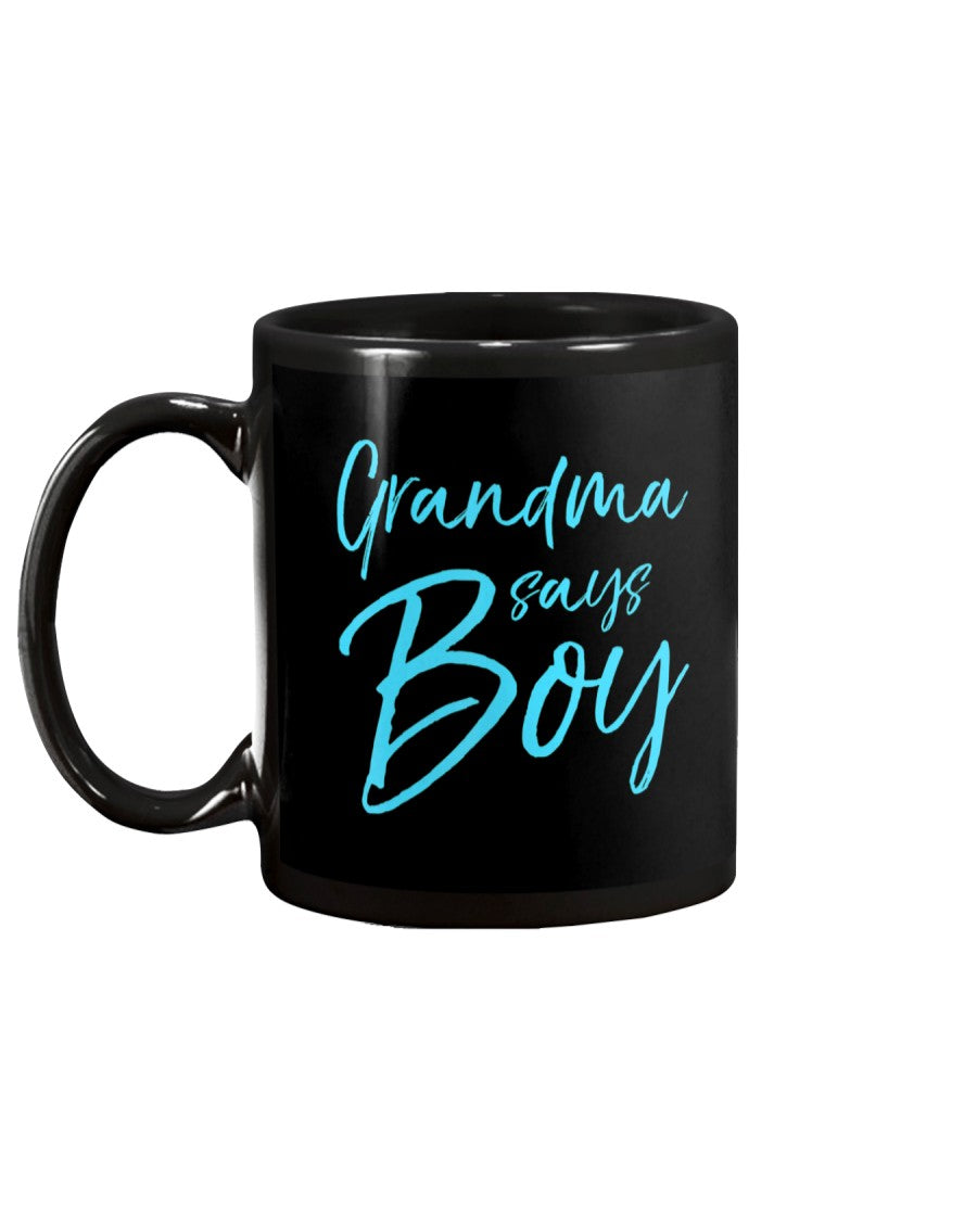 Grandma Says Boy Cute Blue - Grandma Mug 0921