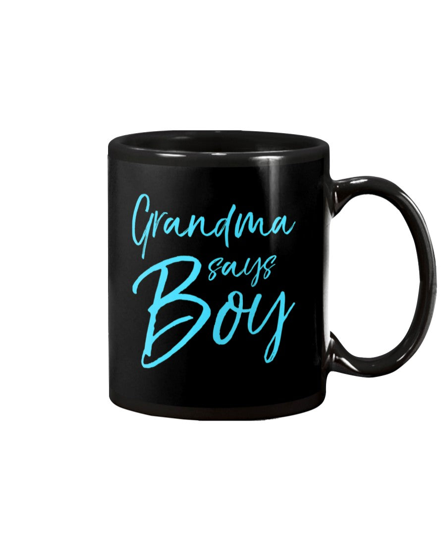 Grandma Says Boy Cute Blue - Grandma Mug 0921