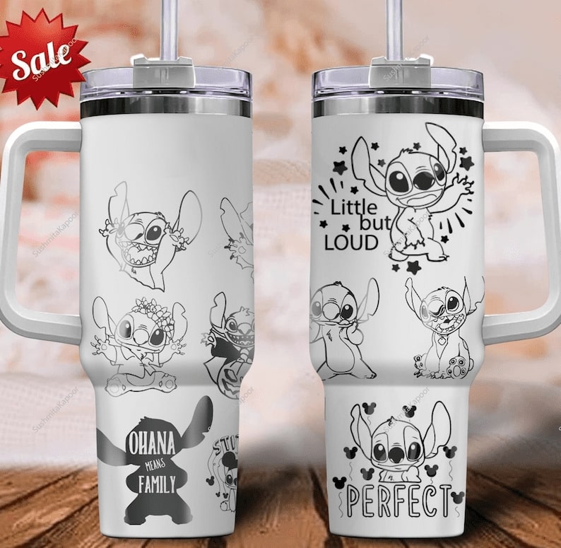 Little But Loud Ohana Tumbler With Handle 0224
