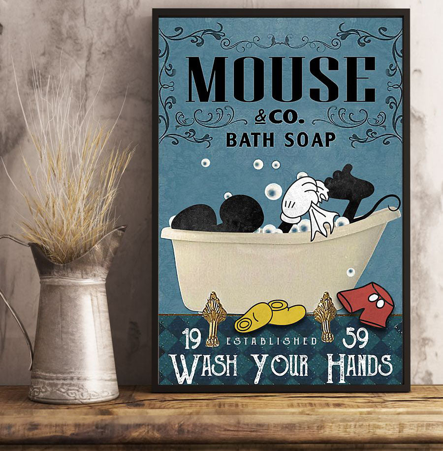 Bath Soap Company - Mouse Poster