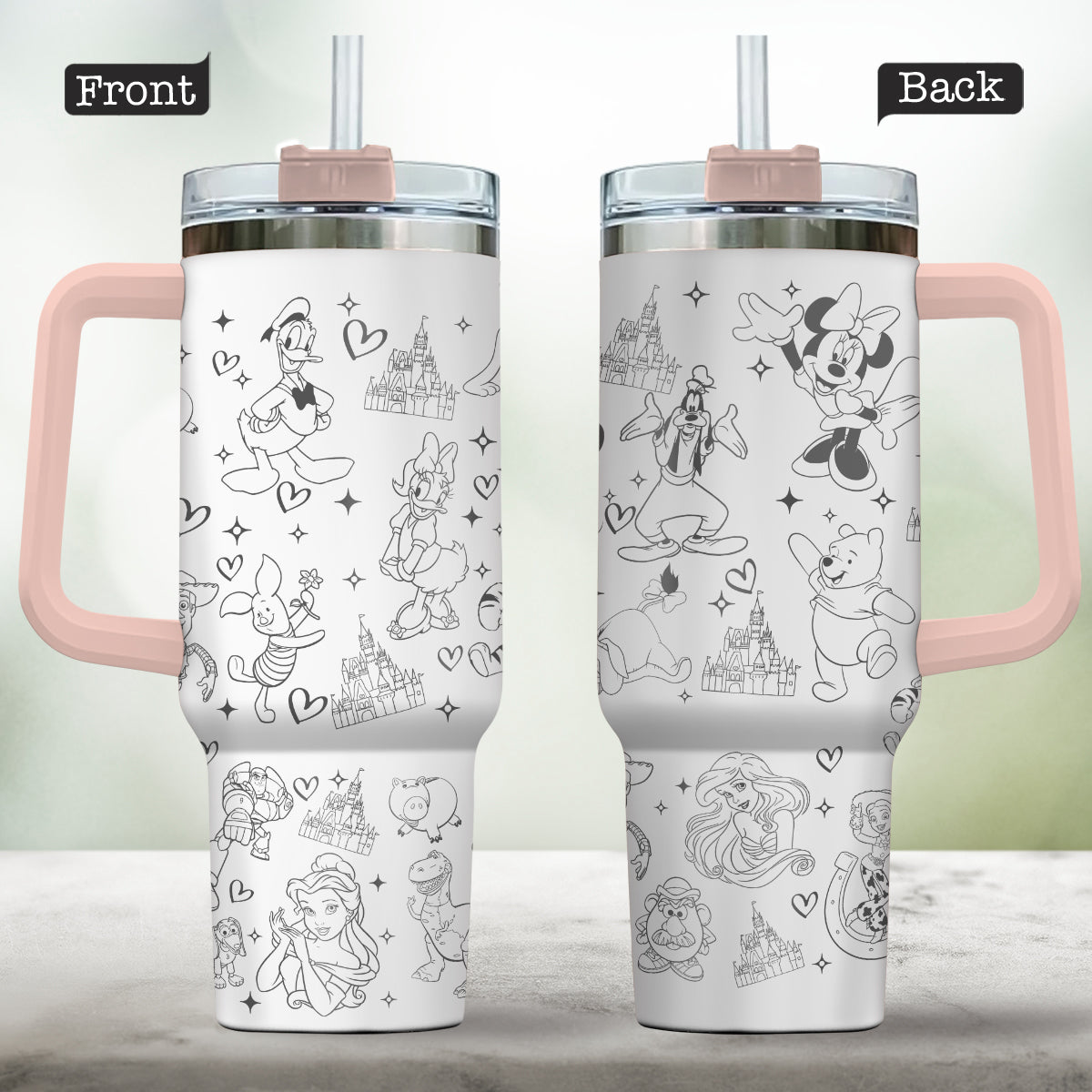 Magic World Mouse Tumbler With Handle 0224