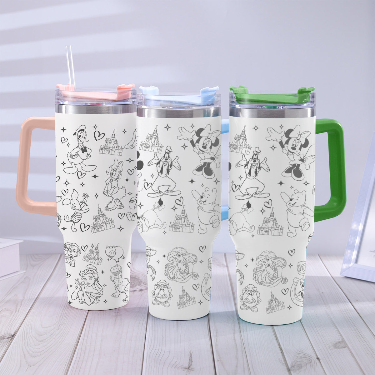 Magic World Mouse Tumbler With Handle 0224