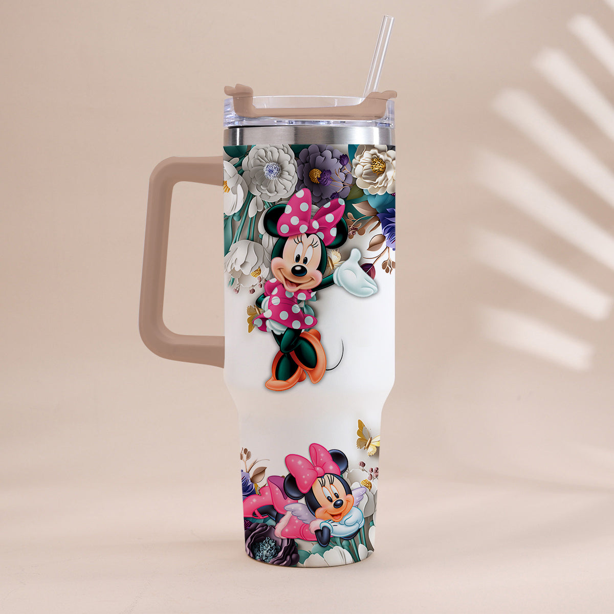 Love Mouse Personalized Mouse Tumbler With Handle 0224