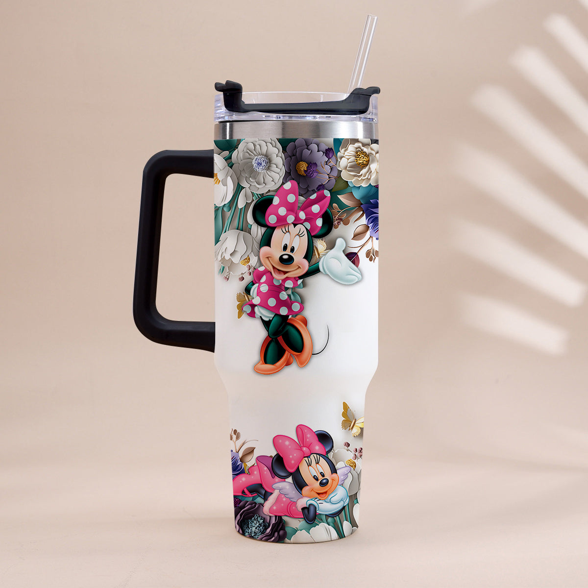 Love Mouse Personalized Mouse Tumbler With Handle 0224