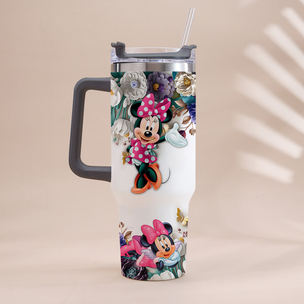 Love Mouse Personalized Mouse Tumbler With Handle 0224