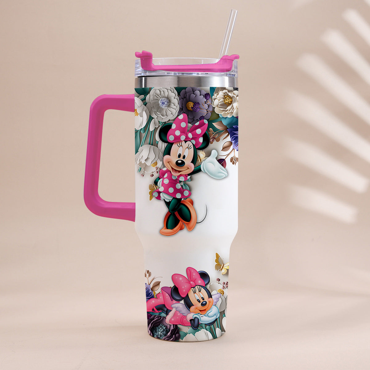 Love Mouse Personalized Mouse Tumbler With Handle 0224