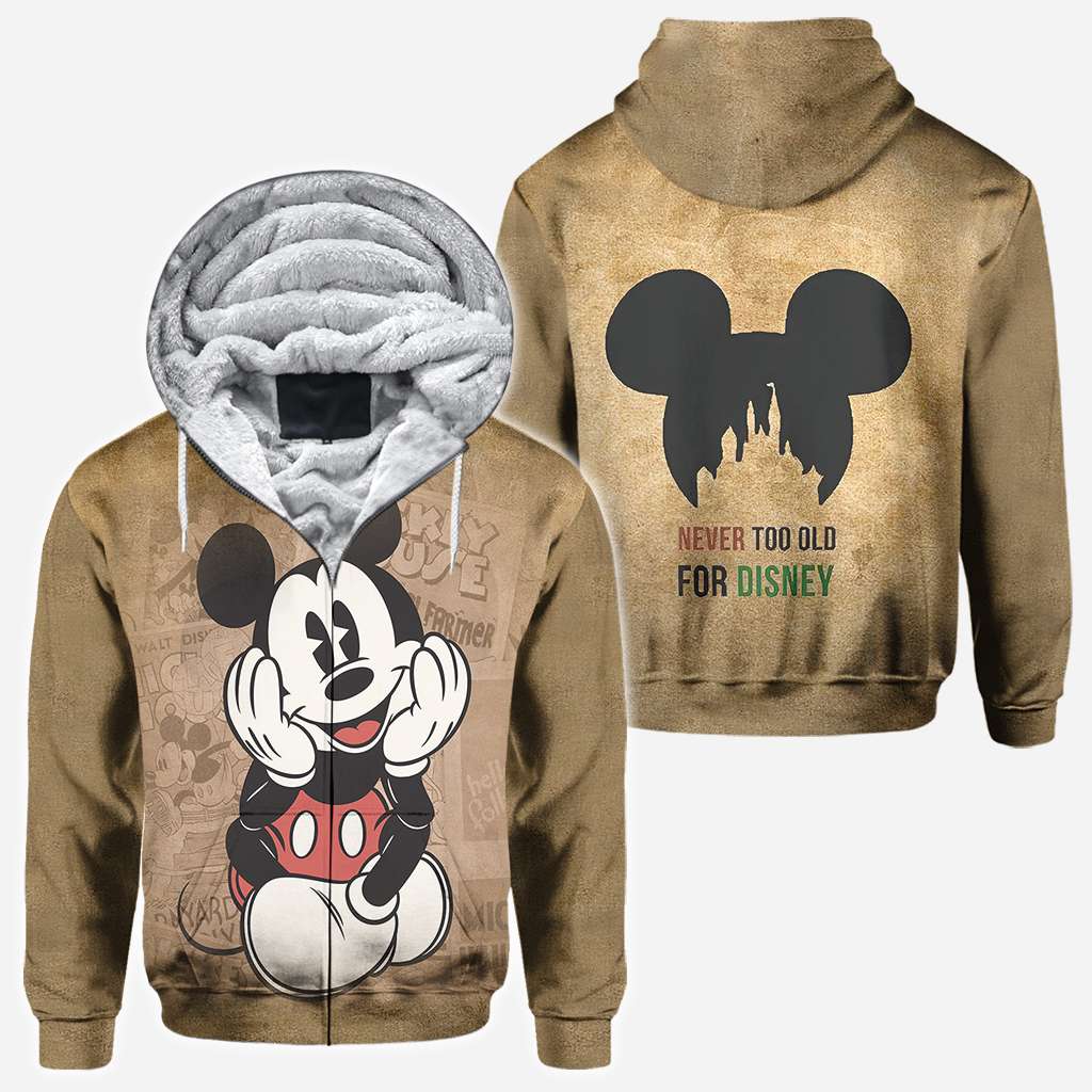 Never Too Old Mouse All Over Shirts