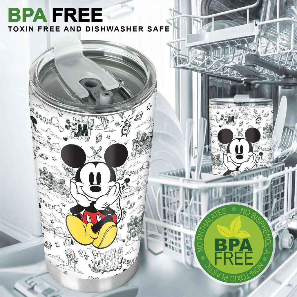 Started With A Mouse Mouse Tumbler 0523