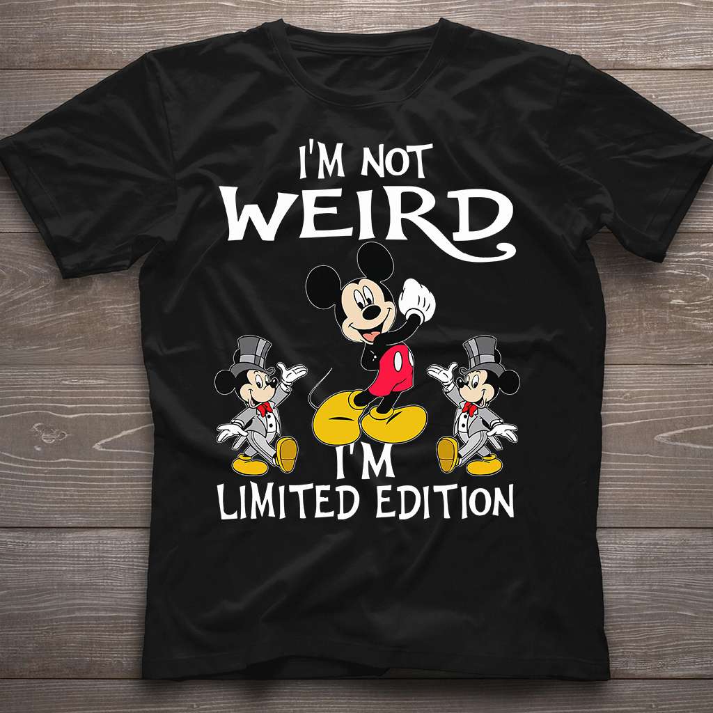 I'm Not Weird Mouse T-shirt and Hoodie