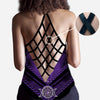 Salty Lil&#39; Witch Purple Triple Moon - Personalized Witch Cross Tank Top