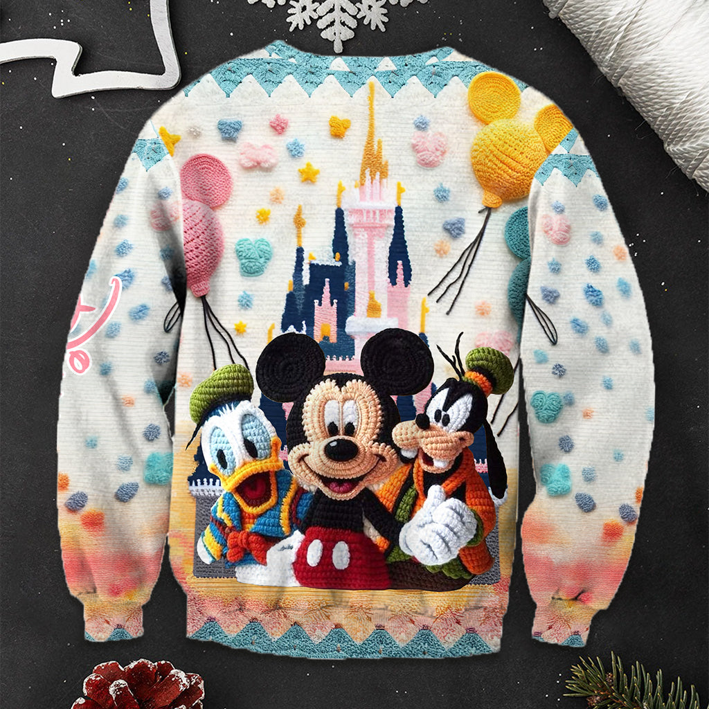 Magical Mouse Ears - Personalized Mouse Ugly Sweater